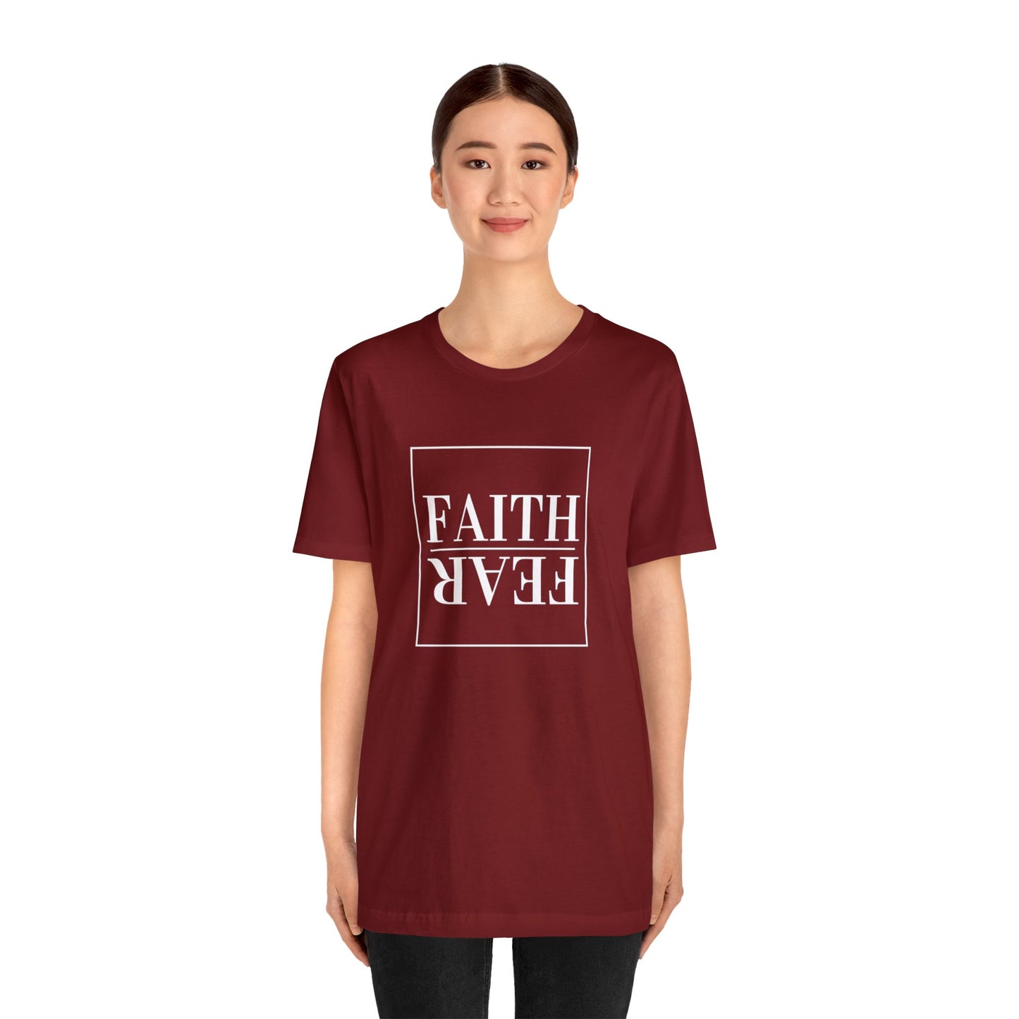"Faith Over Fear" Inspirational Tee