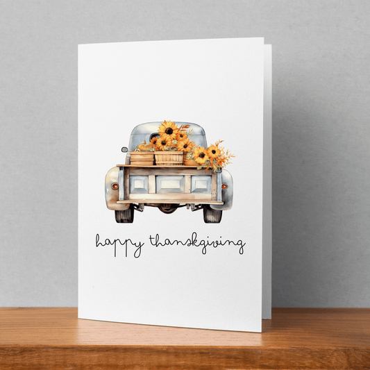 Printable Thanksgiving Card (Collection of 20 Designs)