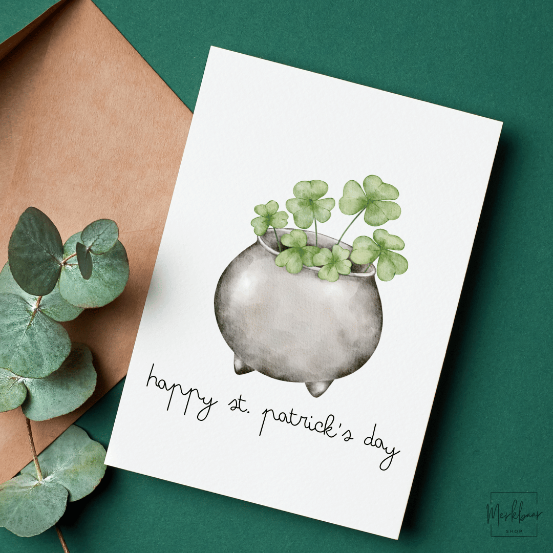 Printable St. Patrick's Day Cards - Individual Designs