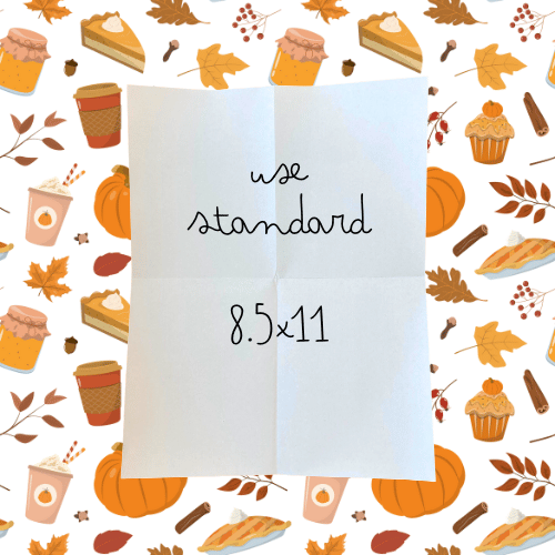 Printable Thanksgiving Card (Collection of 20 Designs)